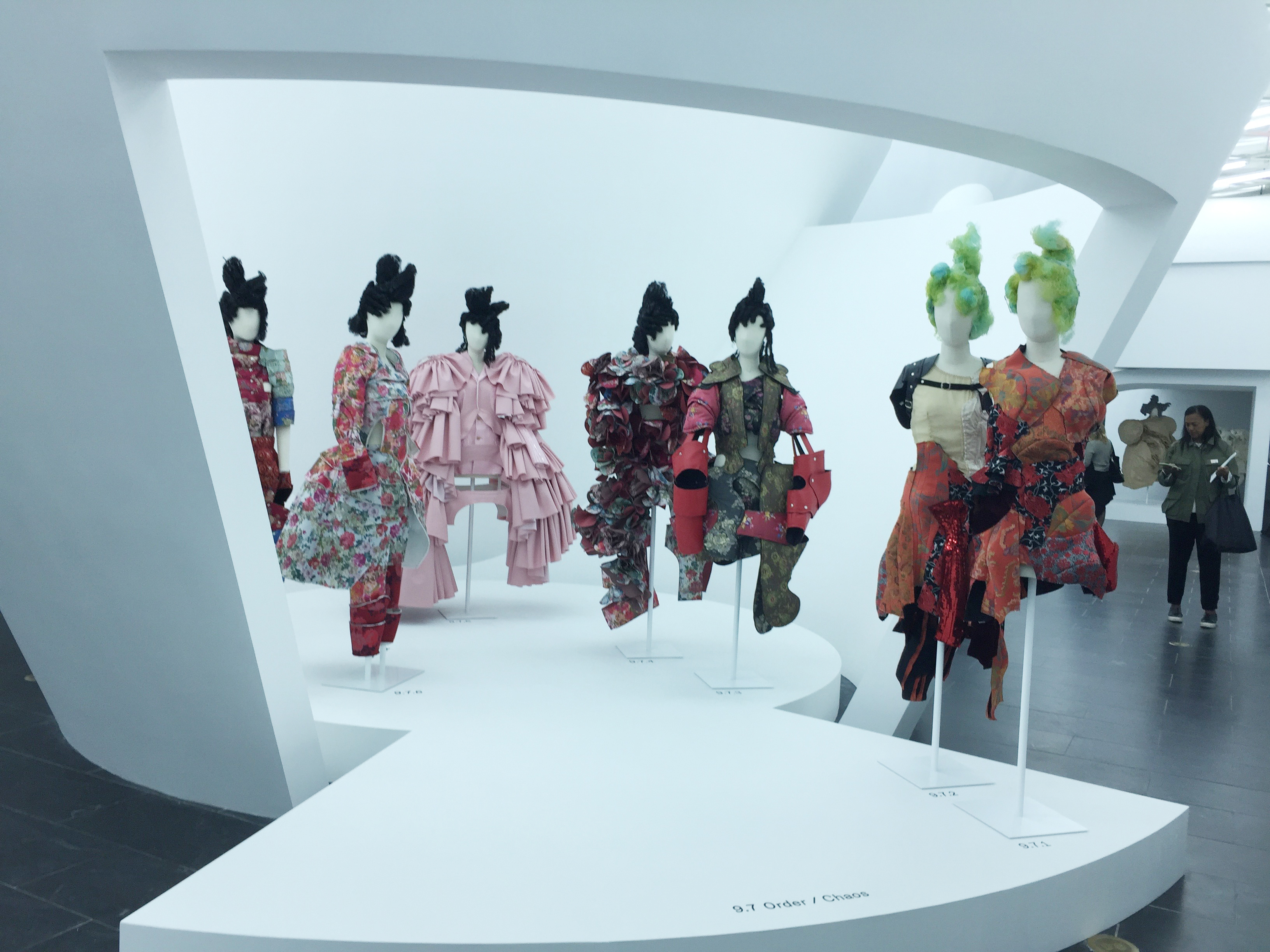 Installation view from the Rei Kawakubo Comme des Garcons exhibition