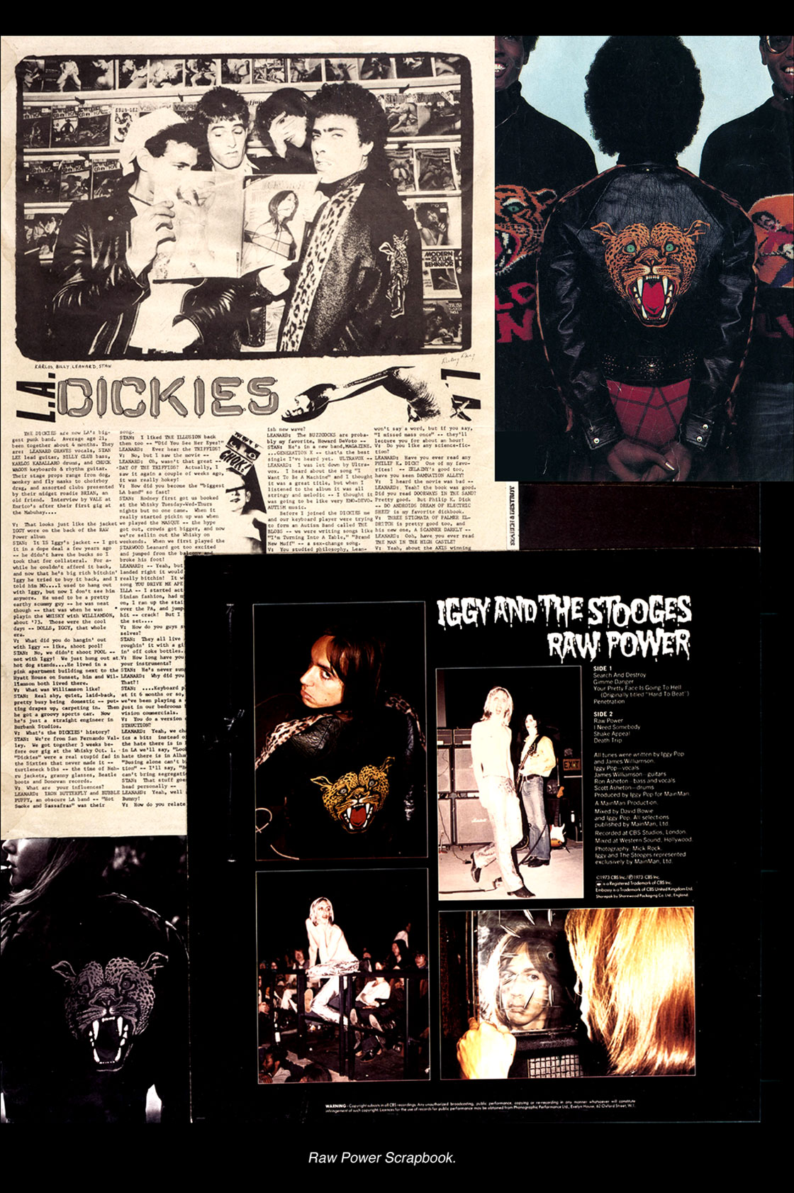 Raw Power scrapbook