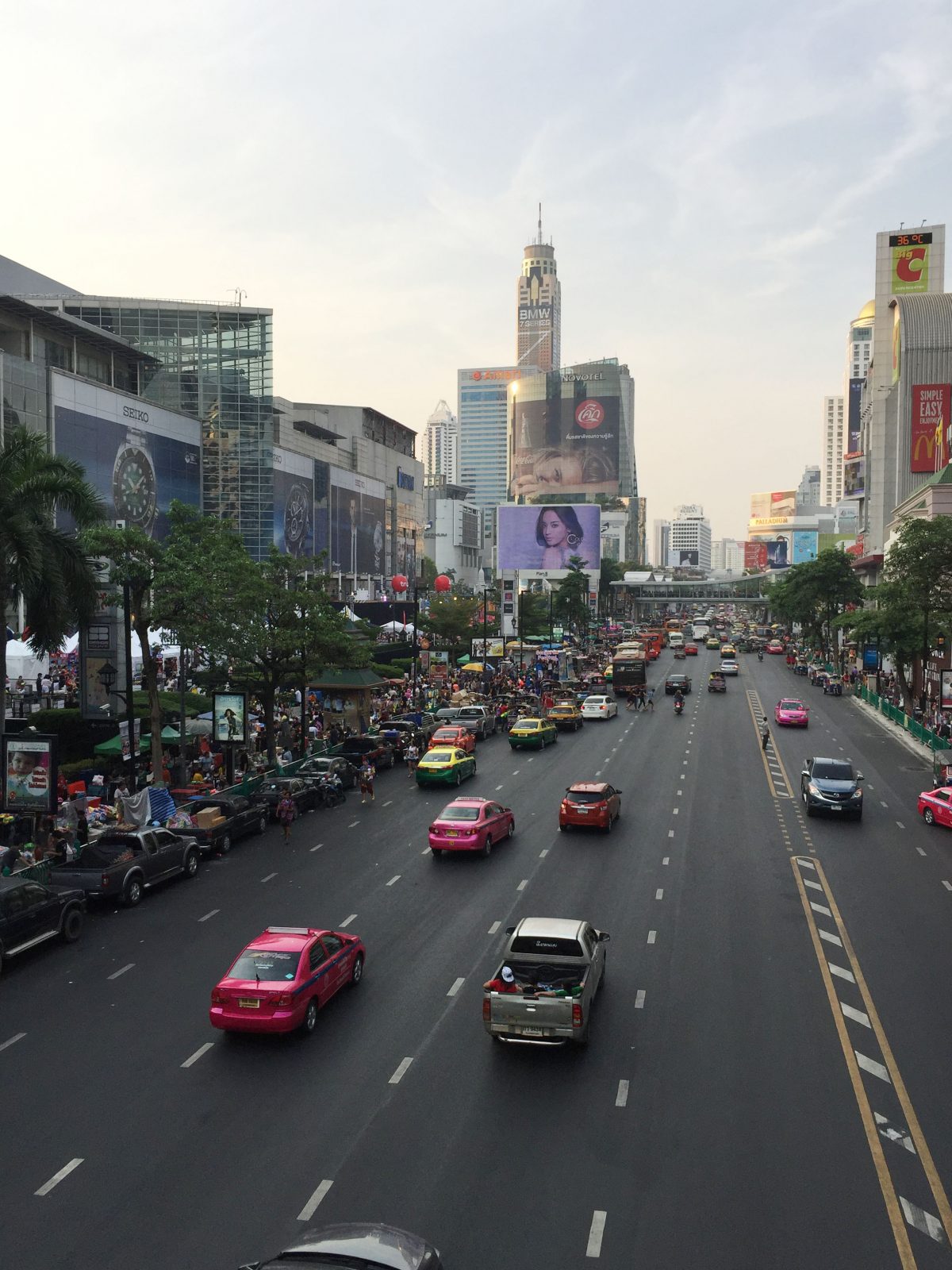 Near Sukhumvit Road in central Bangkok