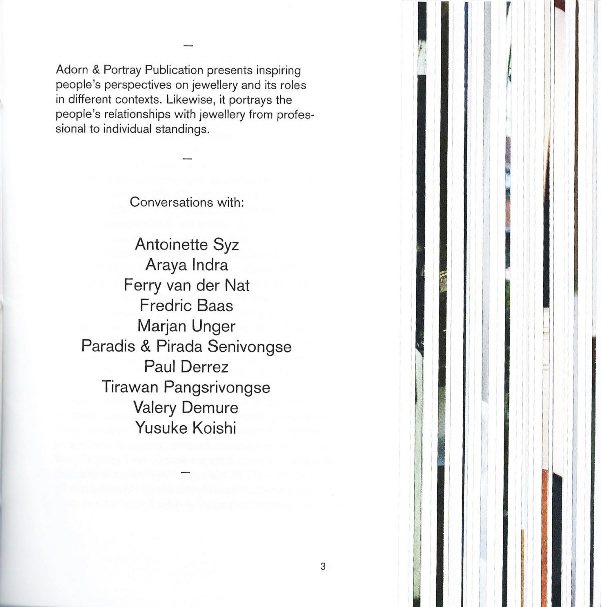 Catalogue related to Noon Passama
