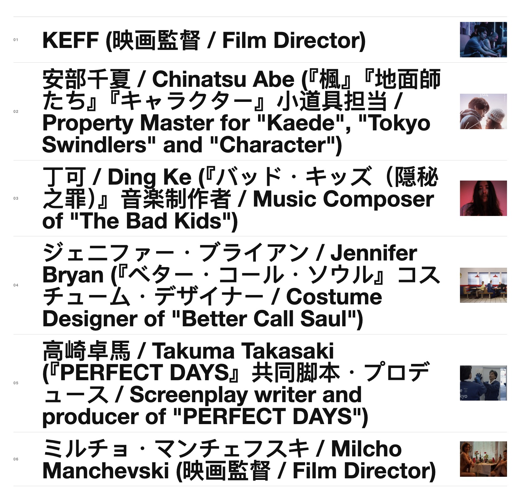POSTGENDAI interview index of image makers
