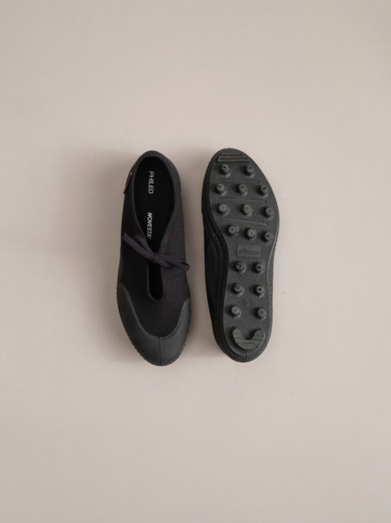 PHILÉO × NOVESTA KIX LACE BALLERINA 製品ビジュアル